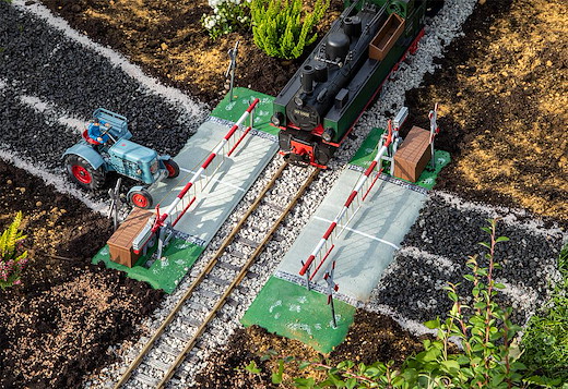 Bahnschranke mit Antrieb