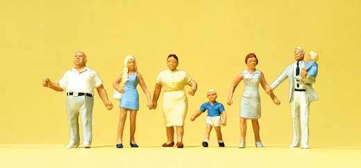Familie Krause beim Spaziergang