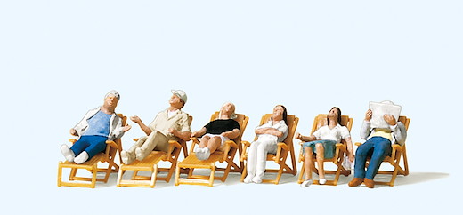 Ruhende auf Terrasse oder Balkon