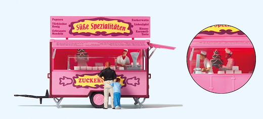 Verkaufswagen Süßwaren