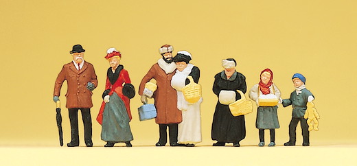 Auf dem Weihnachtsmarkt, um 1900