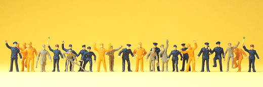Bahnpersonal, Rangierer, 24 Figuren
