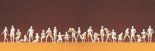 Modellfiguren Adam und Eva