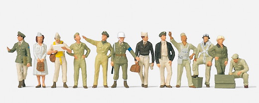 Piloten. Bodenpersonal. U.S. 1942-45, unbemalt