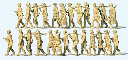 Deutsches Afrika Korps im Marsch DR 1941-43, 24 Fig. unbem.