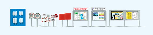 Informations-Schaukasten, Rettungsringe etc. Bausatz