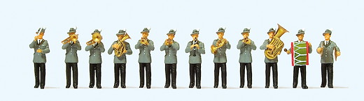 Schützenkapelle, 12 Miniatur Figuren