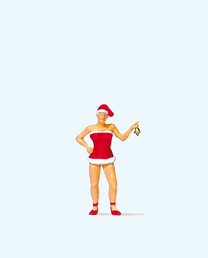 Weihnachtsfräulein mit Glöckchen