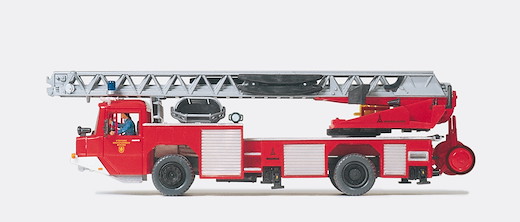Magirus-Drehleiter DLK 23-12 n. B voll beweglich