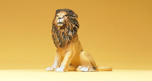 Löwe sitzend