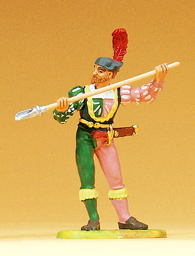 Stückknecht mit Pulverschaufel