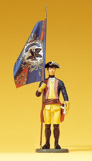 Fahnenträger stehend