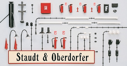 Gebäudezubehör. Bausatz