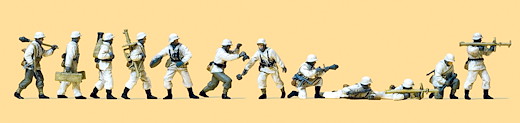 Panzerabwehr, Winteruniform. DR 12 Figuren