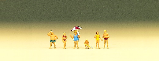 Familie Krause am Strand