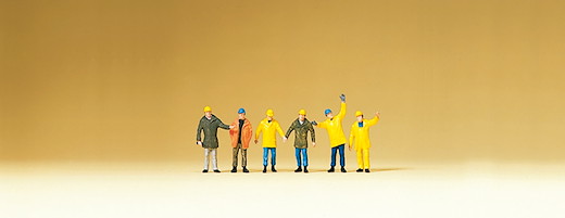 Arbeiter in Schutzkleidung