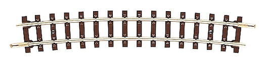 Gebogenes Gleis, 13,1°, 493mm