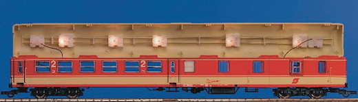 Universal-Beleuchtungssatz für 4-achsige H0-Wagen