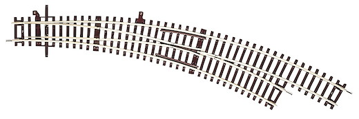 Bogenweiche rechts BWr5/6, 30°, 542.8mm