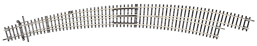 Bogenweiche rechts BWr9/10, 30°, 826,4mm