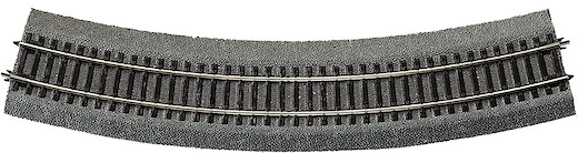 Gebogenes Gleis R5, 30°, 542,8mm