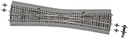Einfache Kreuzungsweiche EKW10