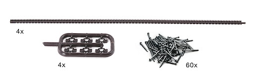 Flexible Zahnstangen für ROCO LINE-Gleise