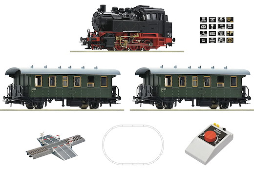 Analog Start Set: Dampflokomotive BR 80 mit Personenzug