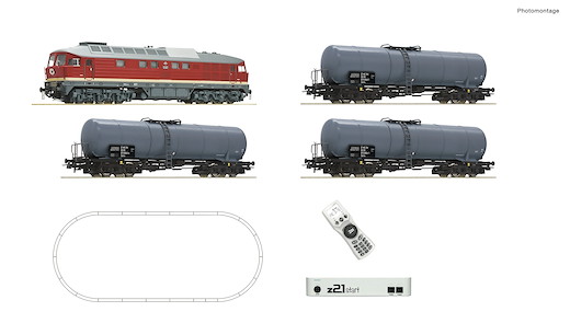 z21 start Digitalset: Diesellokomotive BR 132 mit Kesselwagenzug, DR