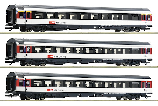 3-tlg. Set 2: „Bözberg Interregio“, SBB