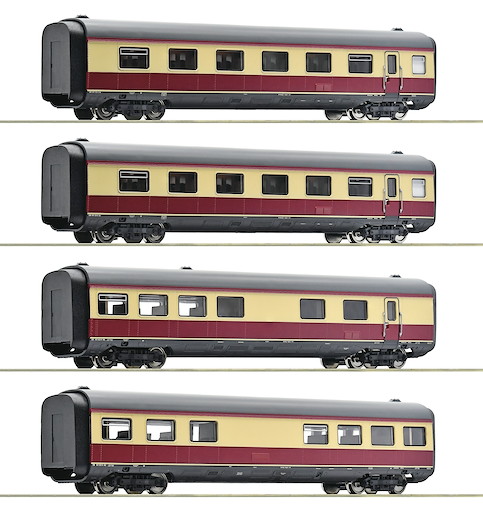 4-tlg. Set: Mittelwagen zum Gasturbinentriebzug BR 602, DB