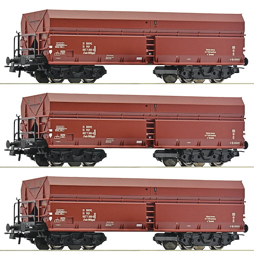 3-tlg. Set: Selbstentladewagen, PKP