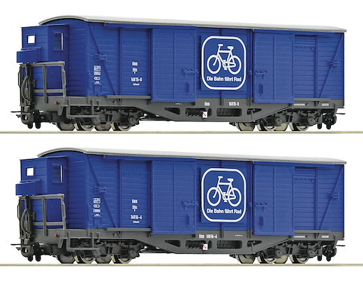 2-tlg. Set: Fahrradtransportwagen, ÖBB