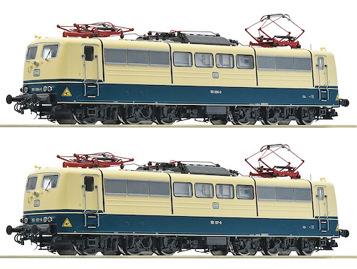 2-tlg. Set: Elektrolokomotiven 151 094-0 und 151 117-9, DB