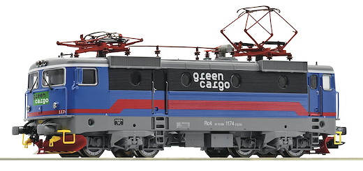 Elektrolokomotive Rc4 1174, Green Cargo, SJ