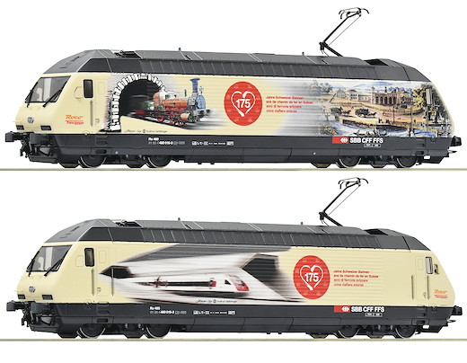 Elektrolokomotive 460 019-3 „175 Jahre Schweizer Bahnen“, SBB