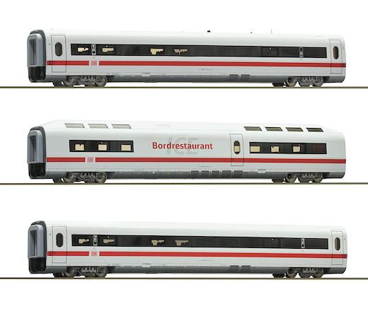 3-tlg. Set 1: Zwischenwagen ICE 1, DB AG