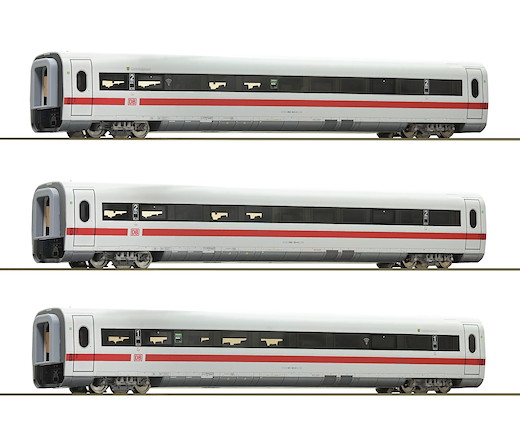 3-tlg. Set 2: Zwischenwagen ICE 1, DB AG