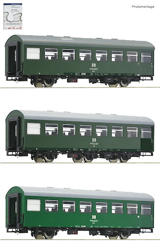 3-tlg. Set 2: Rekowagen, DR