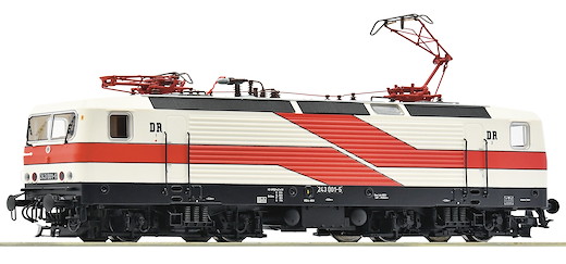 Elektrolokomotive 243 001-5 „Weisse Lady“, DR