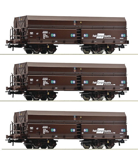 3-tlg. Set: Selbstentladewagen, ÖBB