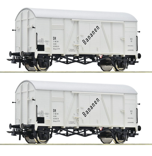 2-tlg. Set: Bananenwagen, DR