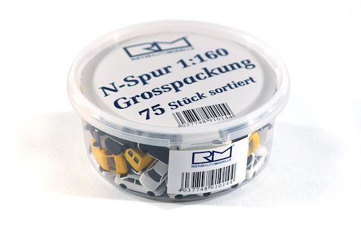 N-Spur Packung mit 75 Modellen sortiert