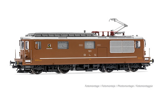 BLS E-Lok Re 4/4 191 Reichenbach lange Version, Einholmpanto, ScheibeNr. äder, Ep. IV-V, DCS