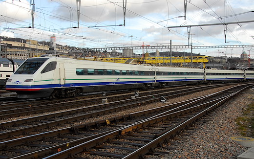 Cisalpino E-Triebzug ETR 470 Urpsrungsausführung, 4-teilig, Ep. V, Privatbahn