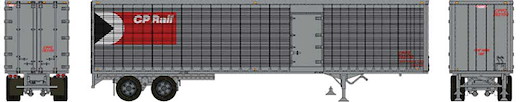 45'Trailer CP Rail 282109