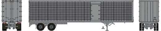45'Trailer silver Unlette