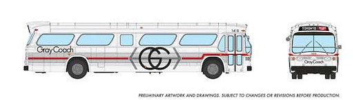 Sub Bus Gray Coach 1418