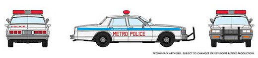 Chevy Impala Police White