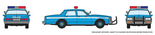Chevy Impala Police Blue
